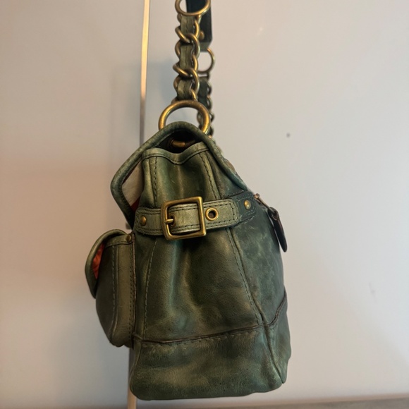 Vintage Coach Leigh Rare Olive Green 11128 65th Anniversary Special Edition Bag - Picture 4 of 15